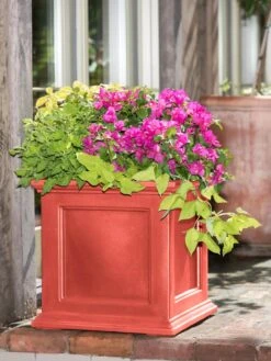 Fairfield Self-Watering Square Planter, 20” X 20” 16 Fairfield Self-Watering Square Planter, 20” X 20” -Flowerpot Discount Store 39 618 08477 tif