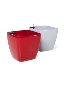 Viva Square Self-Watering Rolling Planter, 20" Diameter, Set Of 2 25 Viva Square Self-Watering Rolling Planter, 20" Diameter, Set Of 2 -Flowerpot Discount Store 3 4 crop 8612930 0104