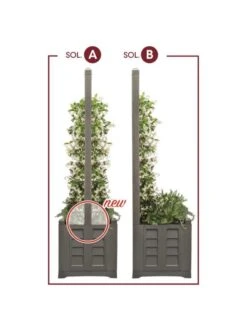 Separate Flower Box With Trellis -Flowerpot Discount Store 3 4 crop 8613626 08V