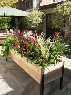 Elevated Planter Box, 2' X 8' -Flowerpot Discount Store 8587631 006 tif