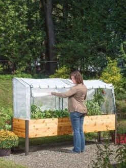 Elevated Planter Box, Frame And 2 Covers Kit, 2' X 8' -Flowerpot Discount Store 8587631 304 tif