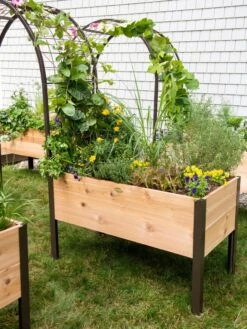 2’ X 4’ Arch Trellis For Planter Boxes -Flowerpot Discount Store 8587823 0490