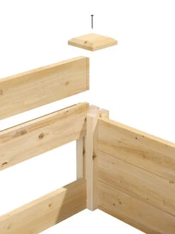 3-Tier Pine Raised Garden Bed, 4'x12' -Flowerpot Discount Store 8588181 04v