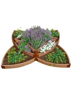 Classic Sienna Versailles Sunburst Raised Garden Bed With 2" Boards -Flowerpot Discount Store 8588252 07v