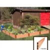 L-Shaped Composite Raised Bed, 12'x12' With 1" Boards -Flowerpot Discount Store 8588254 02v sienna composite raised garden bed 1 inch l shaped