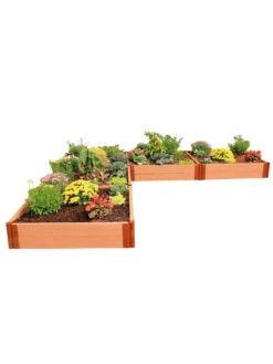 Classic Sienna Raised Garden Bed "L" Shaped With 2" Boards
