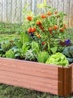 Composite Raised Bed With 1" Boards, 11" -Flowerpot Discount Store 8588269 02V tif