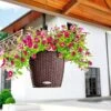 Lechuza® Nido Cottage Wicker Hanging Planter -Flowerpot Discount Store 8591154MC 007V tif