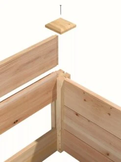 Cedar Raised Garden Bed, 4' X 4' X 6" -Flowerpot Discount Store 8591724 06V tif