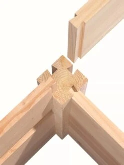 Cedar Raised Garden Bed, 4' X 4' X 6" -Flowerpot Discount Store 8591724 07V tif