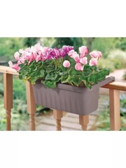 Adjustable Self-Watering Railing Planter, 24" 10 Adjustable Self-Watering Railing Planter, 24" -Flowerpot Discount Store 8592173 02V 3 4