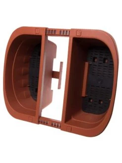 Self-Watering Saddle Railing Planter, 16" -Flowerpot Discount Store 8592175TC 2028z tif