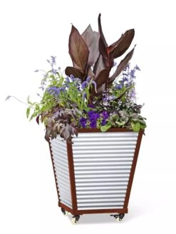 Galvanized Self-Watering Planters 10 Galvanized Self-Watering Planters -Flowerpot Discount Store 8592177 5066 tif