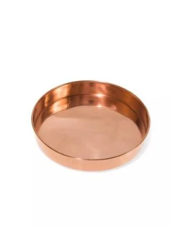 Small Round Copper Plant Tray, 10" 9 Small Round Copper Plant Tray, 10" -Flowerpot Discount Store 8593529 1175 tif