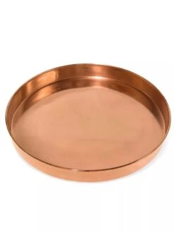 Large Round Copper Plant Tray, 14" -Flowerpot Discount Store 8593531 1173 tif