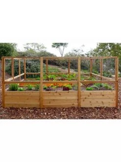 Garden In A Box With Deer Fence, 8' X 12' -Flowerpot Discount Store 8594021 06V 3 4