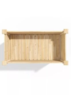 Elevated Cedar Garden Bed, 2' X 4' X 31" -Flowerpot Discount Store 8596147 06V 3 4