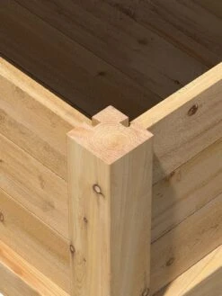 Elevated Cedar Garden Bed, 2' X 4' X 31" -Flowerpot Discount Store 8596147 08V tif