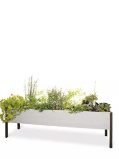 Eco-Stained Elevated Planter Box, 2'x8' -Flowerpot Discount Store 8596760 102 tif