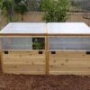Garden In A Box Cedar Raised Bed With Greenhouse, 3' X 6' -Flowerpot Discount Store 8597082 01V tif
