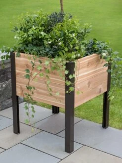 Elevated Cedar Planter Box, 2' X 2'