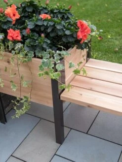 Elevated Cedar Planter Bench Kit, Natural, 90" 10 Elevated Cedar Planter Bench Kit, Natural, 90" -Flowerpot Discount Store 8597992 9645 tif