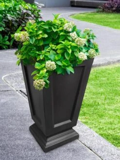 Kensington Self-Watering Tall Patio Planter, 25" -Flowerpot Discount Store 8598549 01V tif