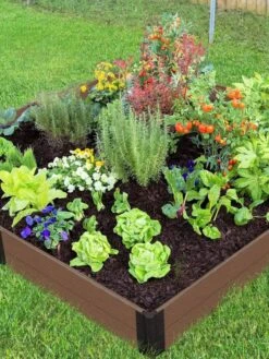 Composite Raised Bed With 1" Boards, 11" -Flowerpot Discount Store 8599452 01V tif