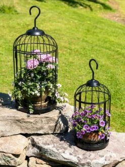 Hanging Birdcage Planter Set -Flowerpot Discount Store 8609181 0374 tif
