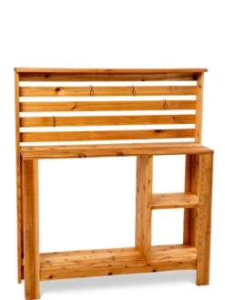 Gardener’s Supply Tall Cedar Potting Bench -Flowerpot Discount Store 8609185 4393 tif