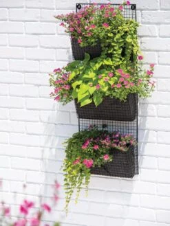 Wire Wall Pockets Vertical Gardens