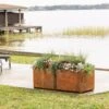 Corten Steel Modular Raised Bed, 2'x4' -Flowerpot Discount Store 8610702 0033 tif