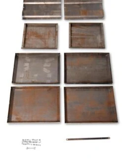 Corten Steel Modular Raised Bed, 2'x4' -Flowerpot Discount Store 8610702 5140 tif