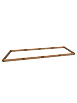 Classic Sienna Composite Raised Bed, 5-1/2" High With 2" Boards -Flowerpot Discount Store 8610837 01v