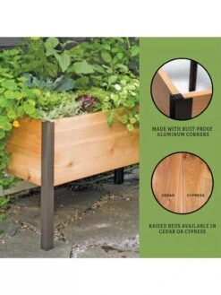 Elevated Planter Box, 2' X 4' -Flowerpot Discount Store 8610894 3