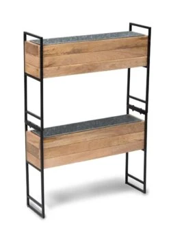 Tartu 2-Tier Elevated Rectangular Planter -Flowerpot Discount Store 8611008 0936 tif