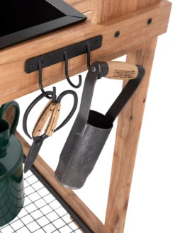 Dynamic Acacia Potting Bench With Soil Reservoir 14 Dynamic Acacia Potting Bench With Soil Reservoir -Flowerpot Discount Store 8611009 004