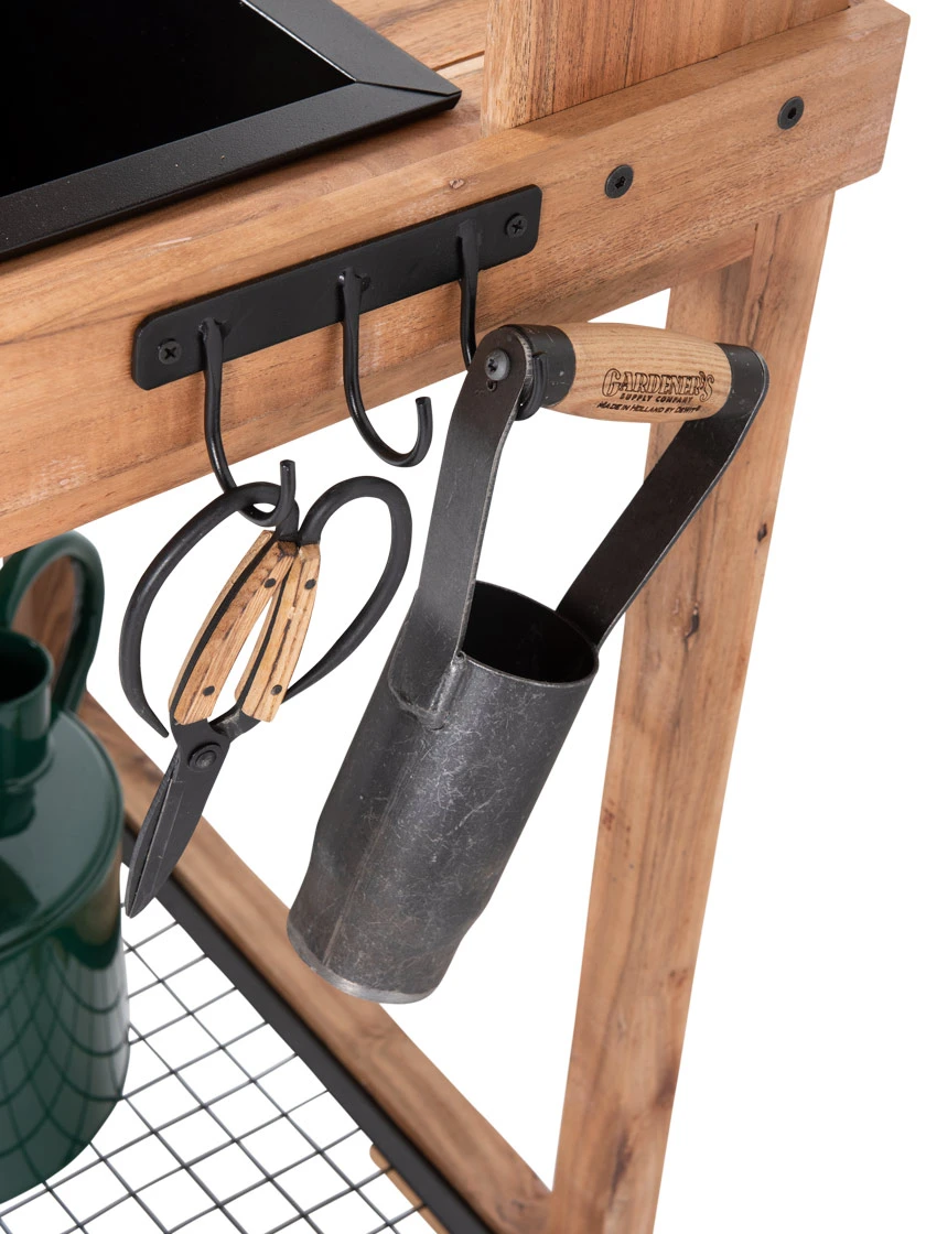 Dynamic Acacia Potting Bench With Soil Reservoir 8 Dynamic Acacia Potting Bench With Soil Reservoir - Image 6