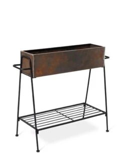 Rectangular Corten Planter And Stand -Flowerpot Discount Store 8611028 1245 tif