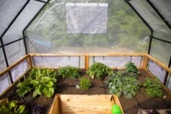 Garden In A Box With Greenhouse, 8' X 8' -Flowerpot Discount Store 8611033 04V jpg