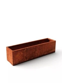 Veradek Metallic Series Corten Steel Window Box Planter, 36" -Flowerpot Discount Store 8611609 05V tif