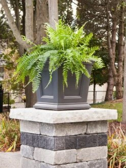 Fairfield Self-Watering Square Planter, 16” X 16” -Flowerpot Discount Store 8611695 06V tif