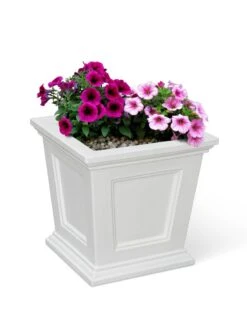 Fairfield Self-Watering Square Planter, 16” X 16” -Flowerpot Discount Store 8611695 16V tif