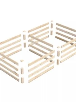 Pine Raised Garden Beds, 4'x8' -Flowerpot Discount Store 8612238 01V jpg