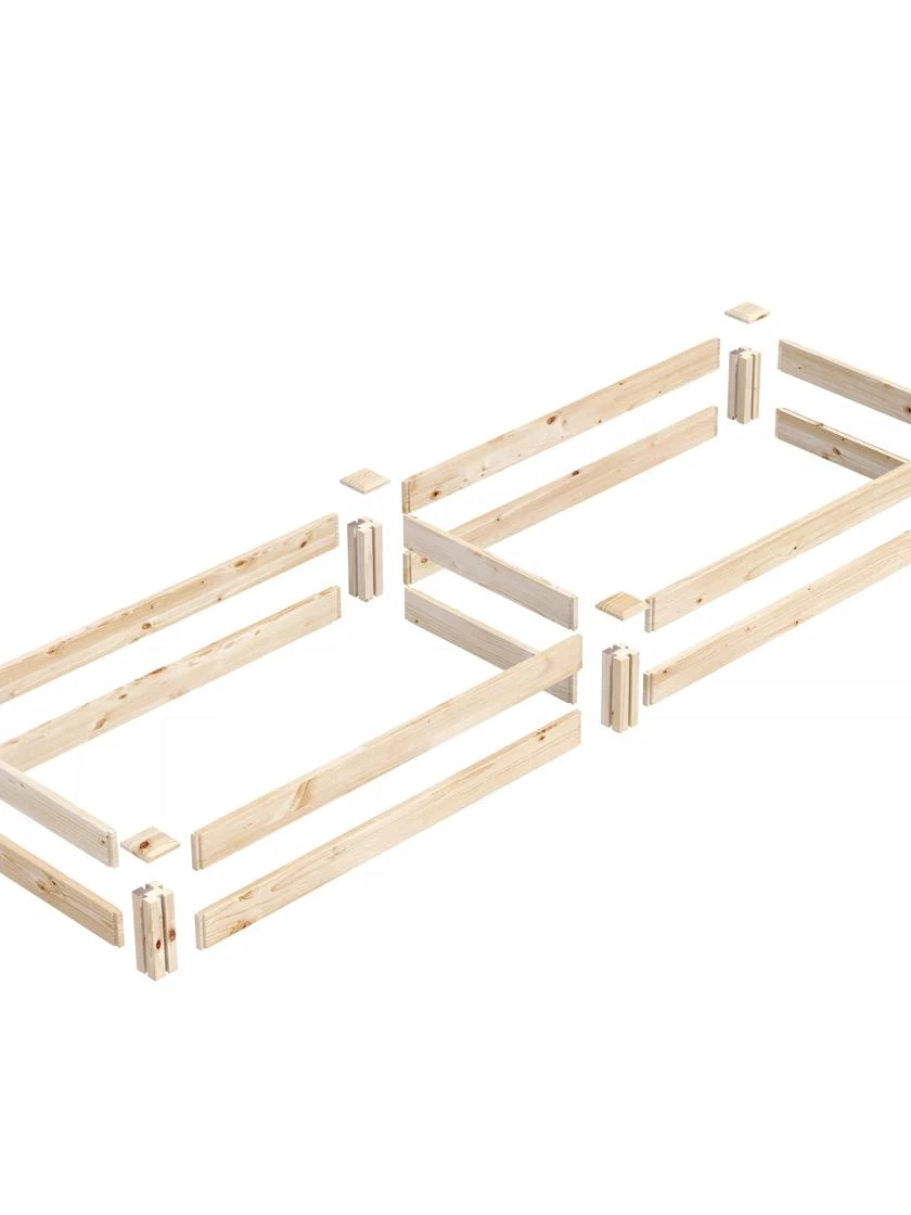 Pine Raised Garden Bed, 2' X 8' 8 Pine Raised Garden Bed, 2' X 8' - Image 6