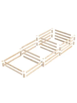 3-Tier Pine Raised Garden Bed, 4'x12' -Flowerpot Discount Store 8612254 01v