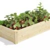 Pine Raised Garden Bed, 2'x4'x10.5" High -Flowerpot Discount Store 8612256 02V jpg