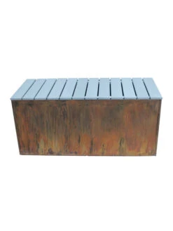 Nice Corten Trough Planters With Bench Top 7 Nice Corten Trough Planters With Bench Top -Flowerpot Discount Store 8612399 01v