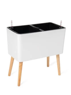 Ava Self-Watering Rectangular Planter 19 Ava Self-Watering Rectangular Planter -Flowerpot Discount Store 8612691 218 ava self watering rectangular planter white