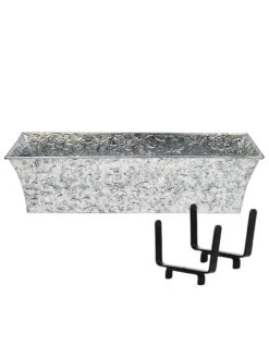 Achla Designs Handrail Flowerbox Bracket Kit For Rail -Flowerpot Discount Store 8612883 01v achla designs handrail flowerbox bracket kit for 2x4 inch rail